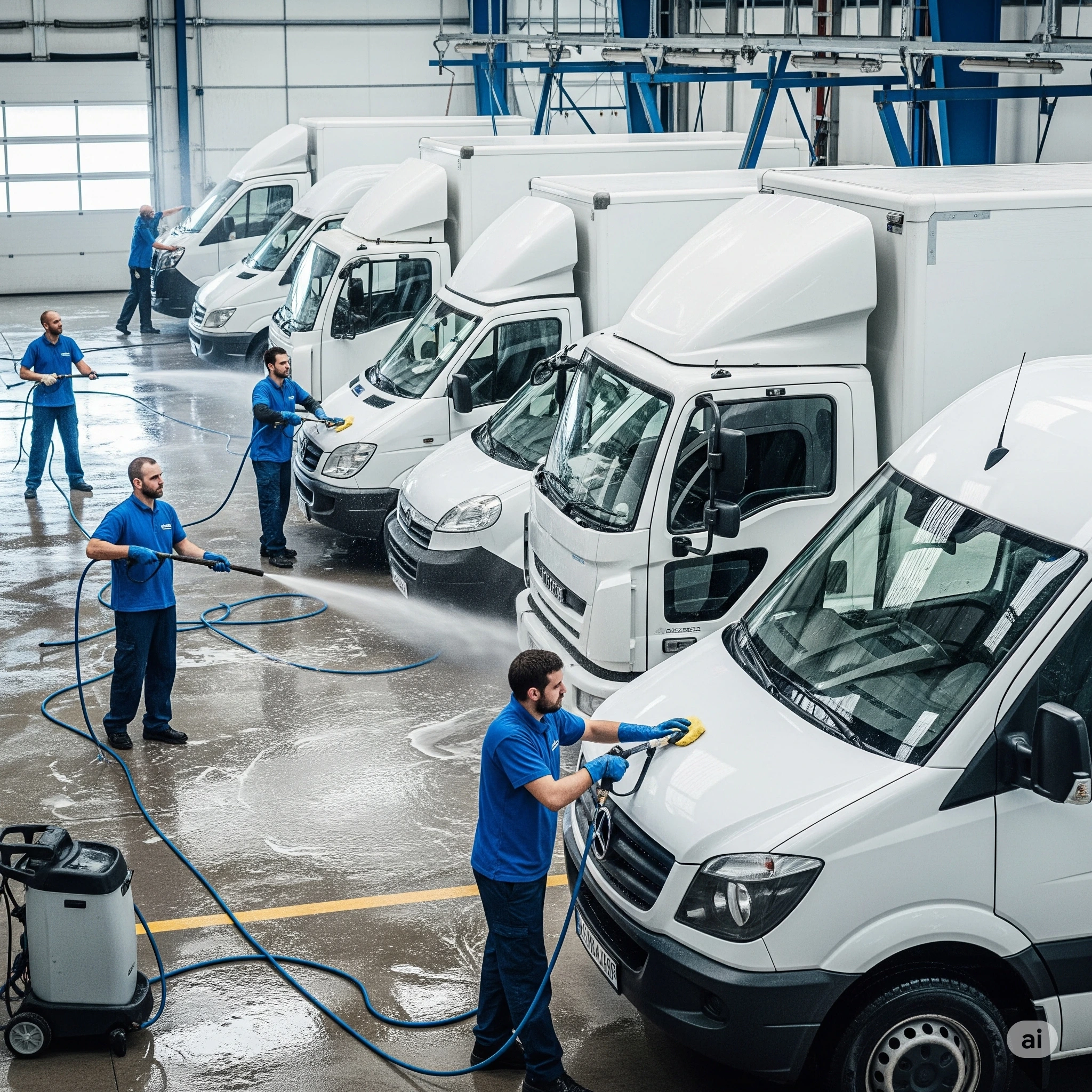 Nettoyage de Flotte de Véhicules Professionnel