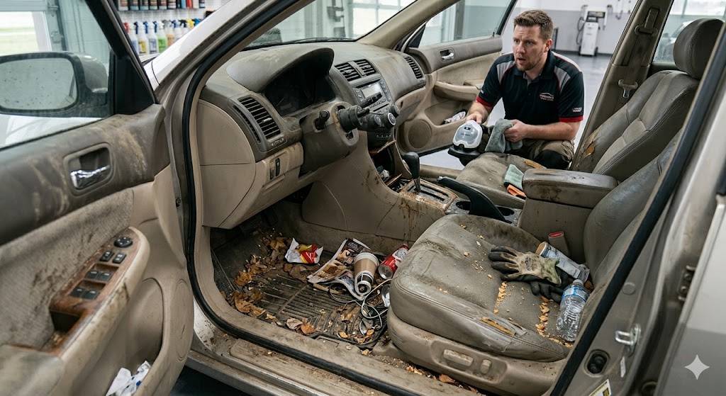 Lavage auto Angoulême avant nettoyage